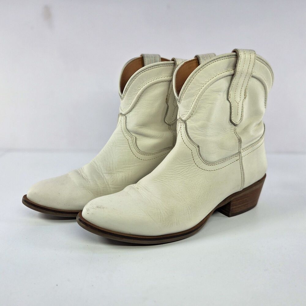 Dingo Saguaro White Leather DI825 Womens Sz 8